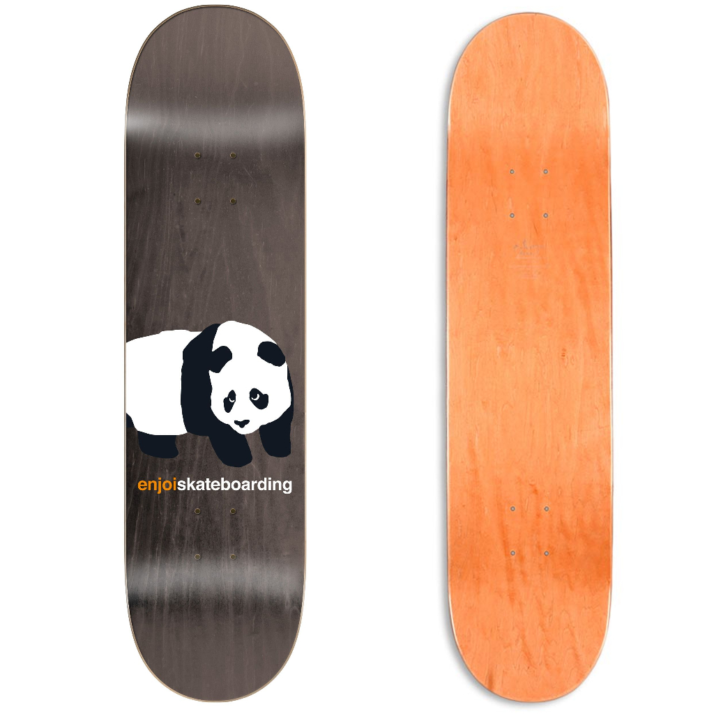 Enjoi Peekaboo Panda R7 8.0 Grey – Image 2